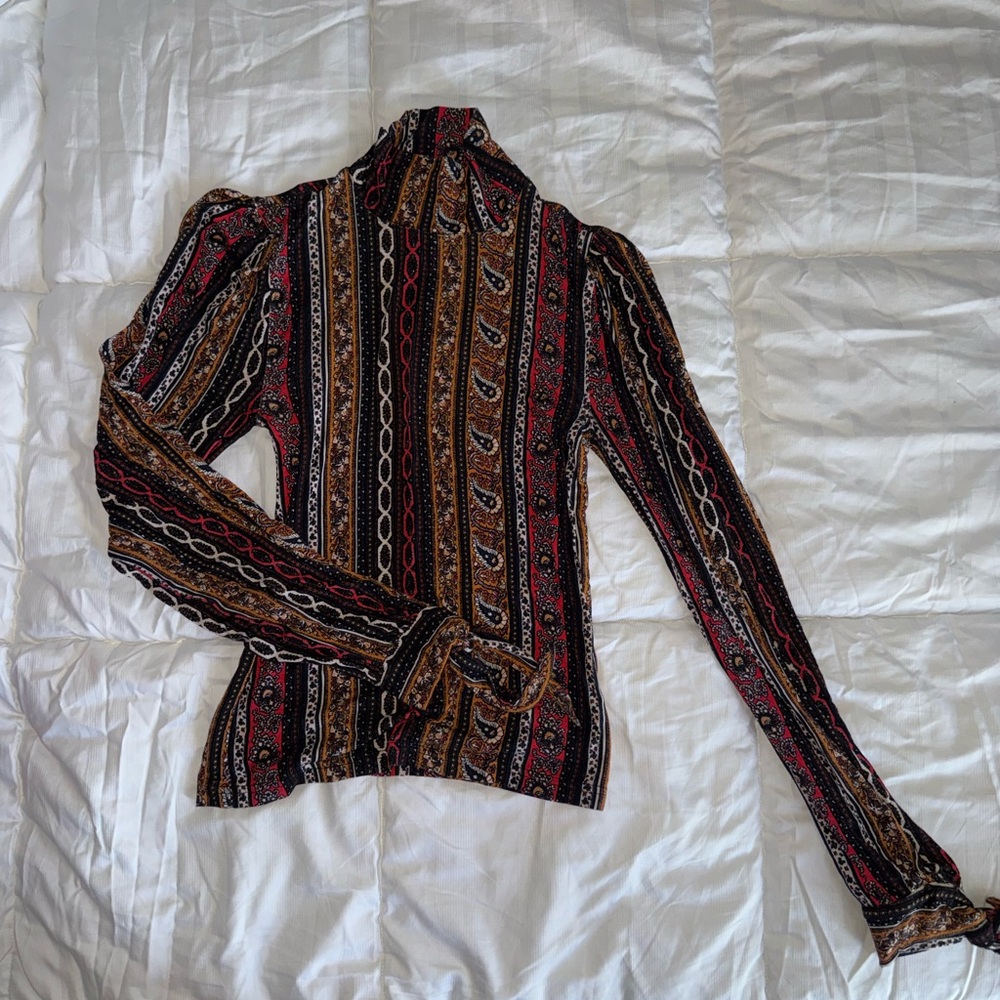 Multicolor Striped Women's Top